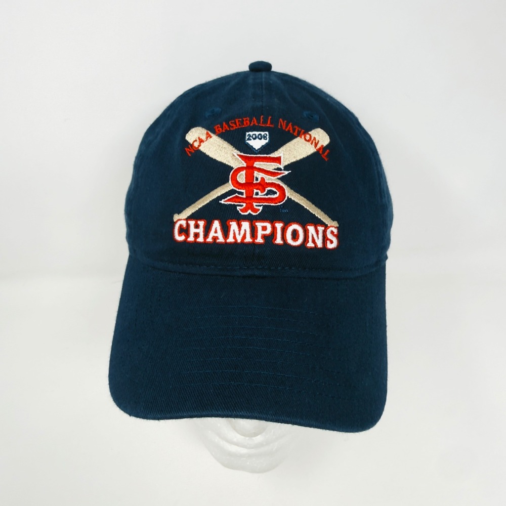 Adidas Fresno State Bulldogs 2008 NCAA Baseball National Champions Hat Navy OSFA
